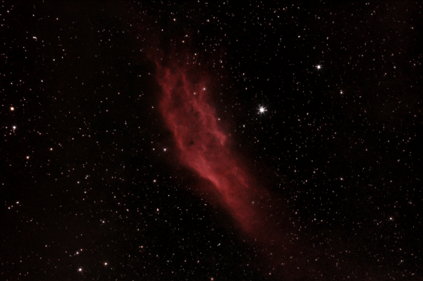 The California Nebula, NGC 1499 - астрофотография
