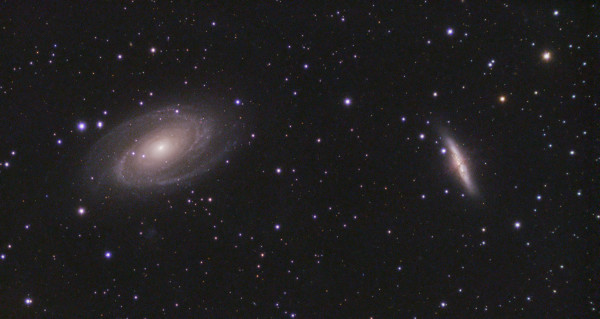 Galaxies M81 and M82 (Bode and Cigar). - Astrophotography
