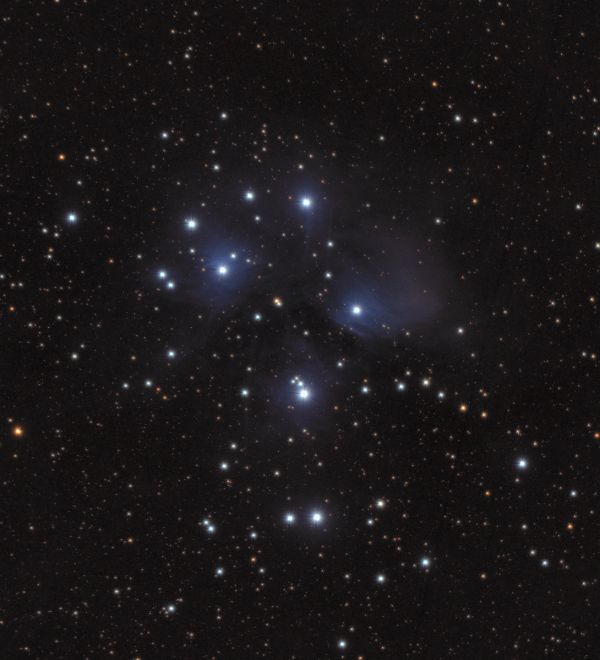 M45 Звёздное скопление Плеяды - астрофотография