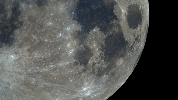 Луна 05.01.2022. Фрагмент 6 из 8 - астрофотография