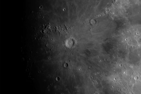Кратер Коперник и окрестности - астрофотография