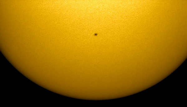 Пятно на Солнце 27.07.2020 - астрофотография