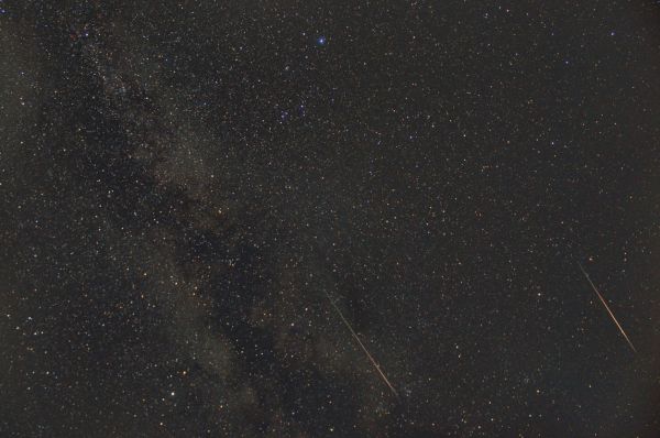 Perseid meteors 2020 - астрофотография