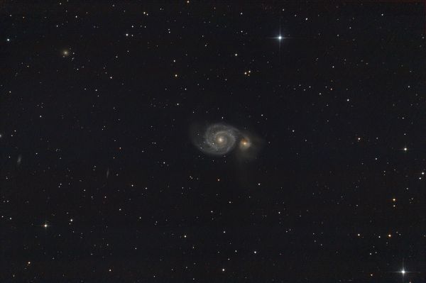 M51 -"Водоворот" - астрофотография