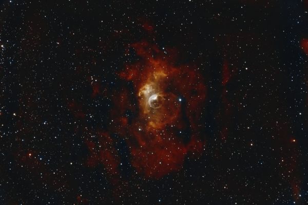 NGC 7635 Bubble Nebula - астрофотография