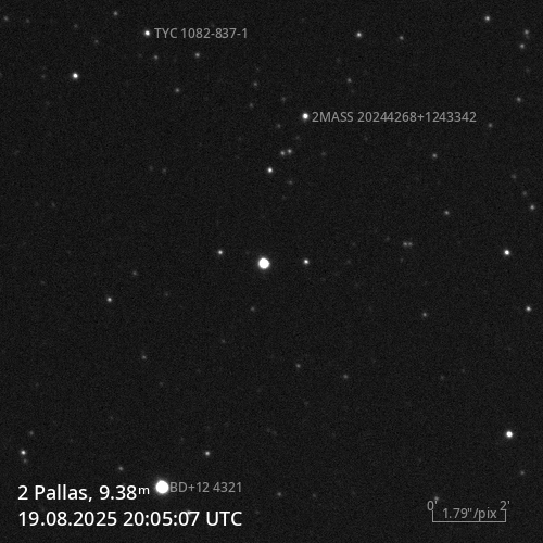 (2) Pallas - Astrophotography