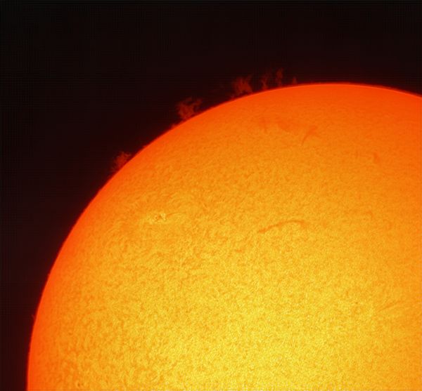 Протуберанцы Солнца от 22.05.2022 - астрофотография