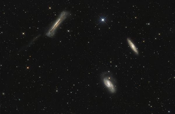 M65 M66 NGC3628 - The Leo Triplet - Astrophotography