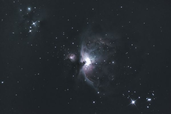 М42 Туманность Ориона-и туманность Бегущий человек (NGC 1977)- дата 05.12.2021-НОВАЯ ВЕРСИЯ. - астрофотография