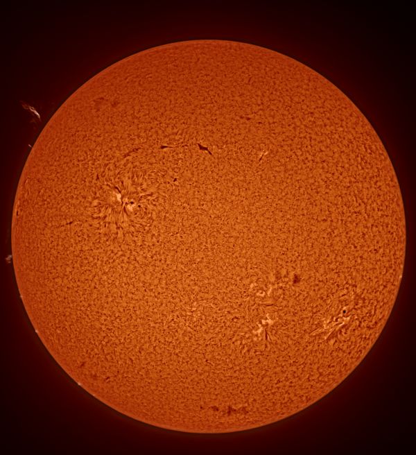 Хромосфера Солнца - астрофотография