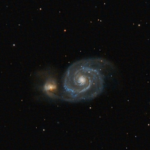 M51, Canon R6 mark II,  30 sec X ISO1000, 2.6 hrs - Astrophotography
