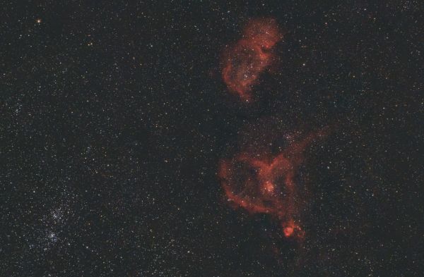 Chi-Ash and a bit of hydrogen - Astrophotography