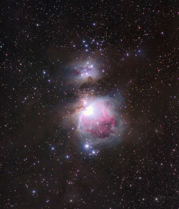 Туманности в Орионе: М42, NGC 1977 и пр. - астрофотография