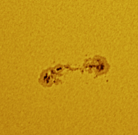 Солнечное пятно от 11-07-22 - астрофотография