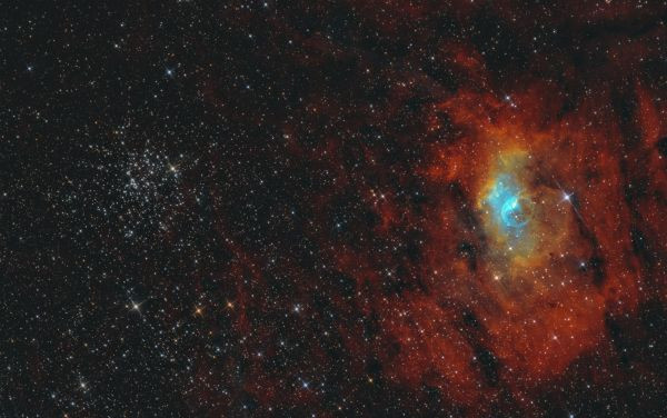 NGC 7635 & M52 (Cassiopeia's Cluster) - Astrophotography
