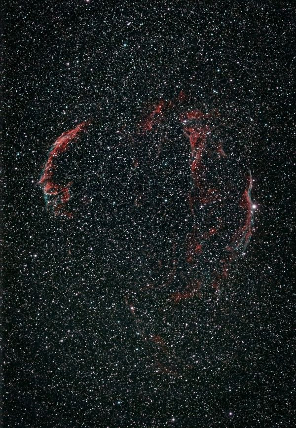 The Veil Nebula in the constellation Cygnus - Astrophotography