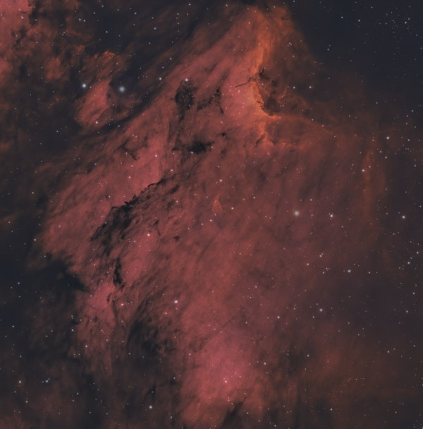 Туманность Пеликан IC 5070 - астрофотография