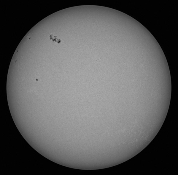 Active Sun with sunspot groups on February 1, 2026. - Astrophotography