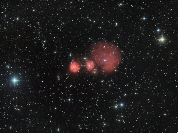 Sh2-254/LBN858 (Emission Neb.) Ha_LRGB - астрофотография