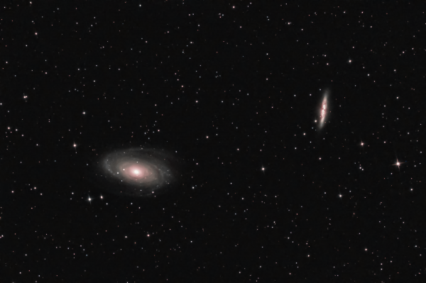 Галактика Боде (М81) и галактика Сигара (М82) - астрофотография