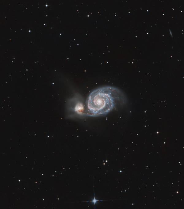M51, third and final version. - Astrophotography