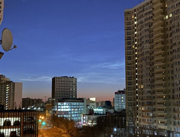 Noctilucent clouds over Moscow in March!!! 05:15, 24.03.2026 - Astrophotography