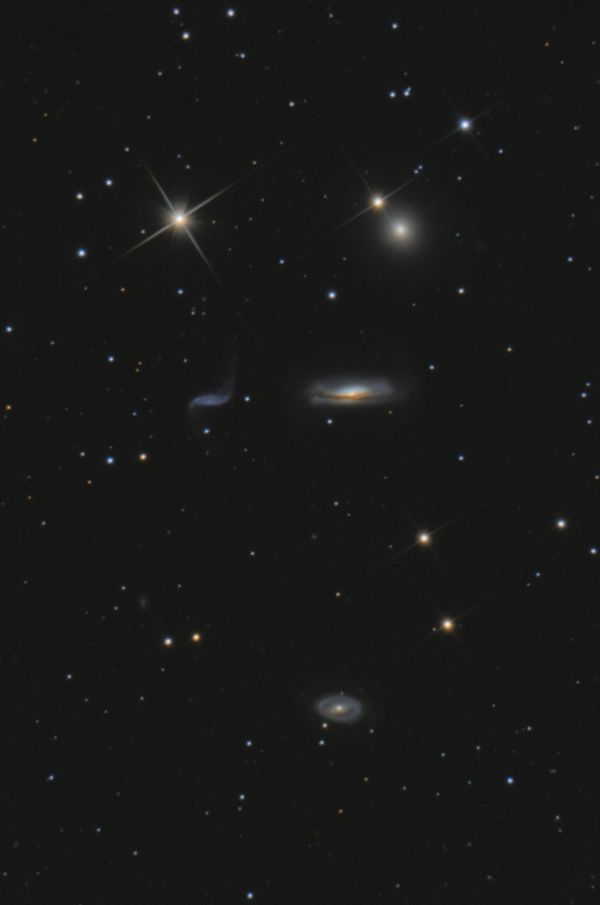 NGC 3190 Группа галактик - астрофотография