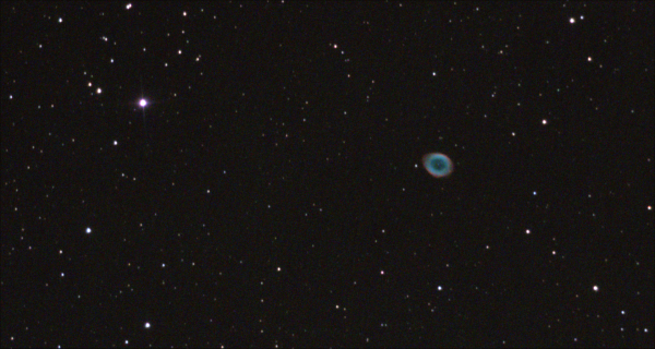 Планетарная туманность кольцо М57. 22.08.2020 - астрофотография