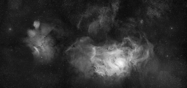 Panorama of the Lagoon, 8 frames. - Astrophotography