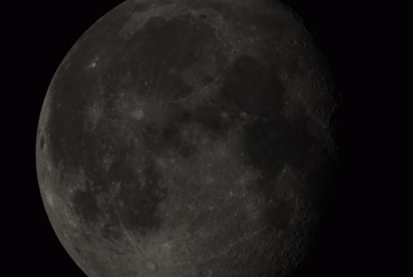 Транзит МКС по Луне - астрофотография