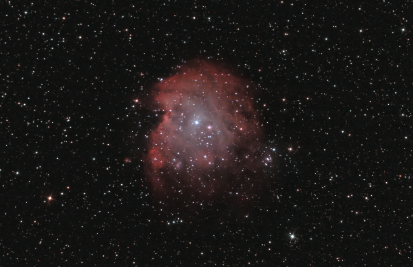 Эмиссионная туманность (NGC2174) "Голова обезьяны" - астрофотография