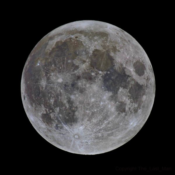 Color moon, 07 nov 2014, 00:30 - астрофотография