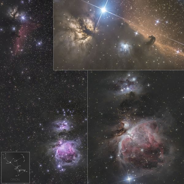 m42, Horsehead nebula - астрофотография