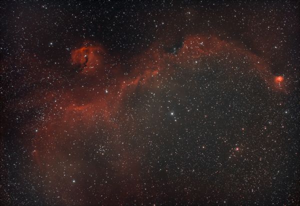 IC 2177 - Seagull Nebula - Туманность Чайка. - астрофотография