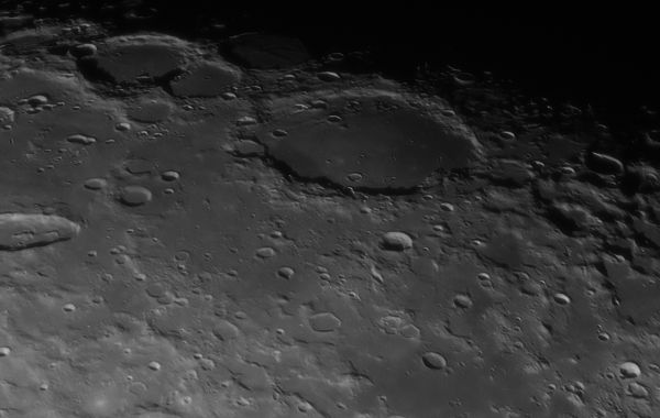 Район кратера Шиккард 5-04-2020 - астрофотография