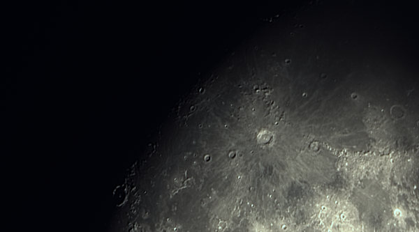 Лунная поверхность. 16.10.2021 - астрофотография