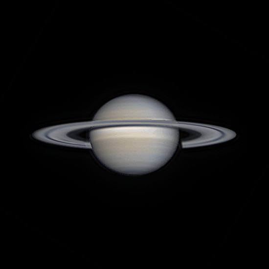 Saturn 01.09.2026. Rotation animation. - Astrophotography