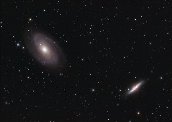 M81, M82. Галактики Бодэ и Сигара - астрофотография
