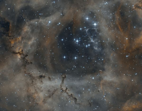 Rosette nebula - астрофотография