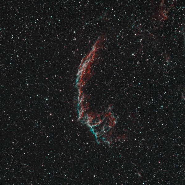 Туманность восточная Вуаль (NGC 6992, C33) - астрофотография