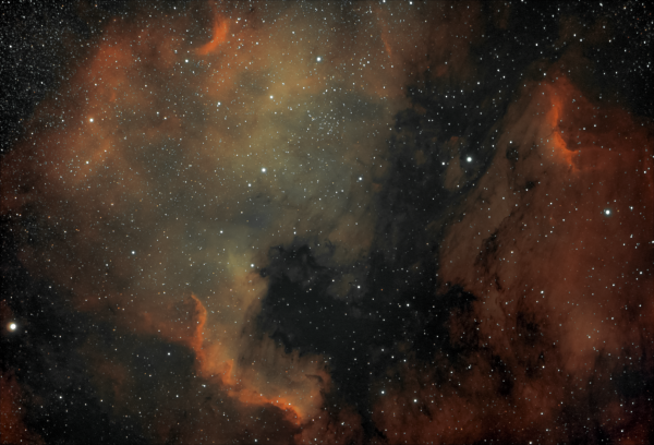 NGC7000 & IC5070. - астрофотография