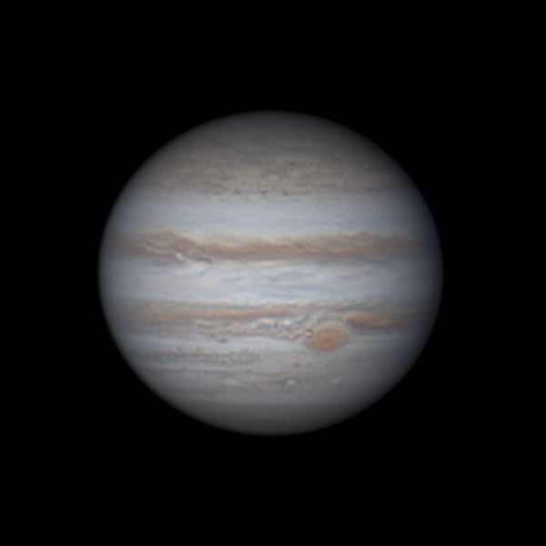 Jupiter and Io - астрофотография