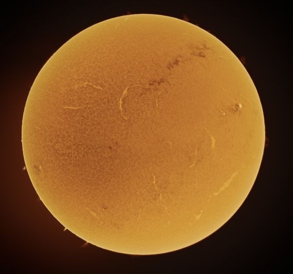 The Sun 22-04-23 colorized - астрофотография
