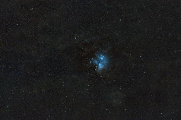 Pleiades M45 with SV535 and Canon M200 - Astrophotography