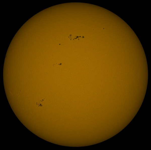 Солнце в континууме 4.05 - астрофотография