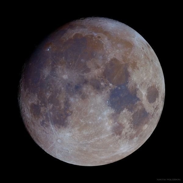 Луна 29 октября - астрофотография