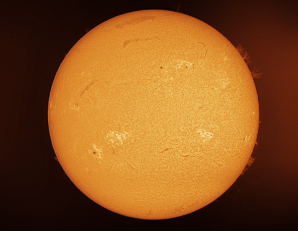 The Sun 08-06-23 colorized - астрофотография