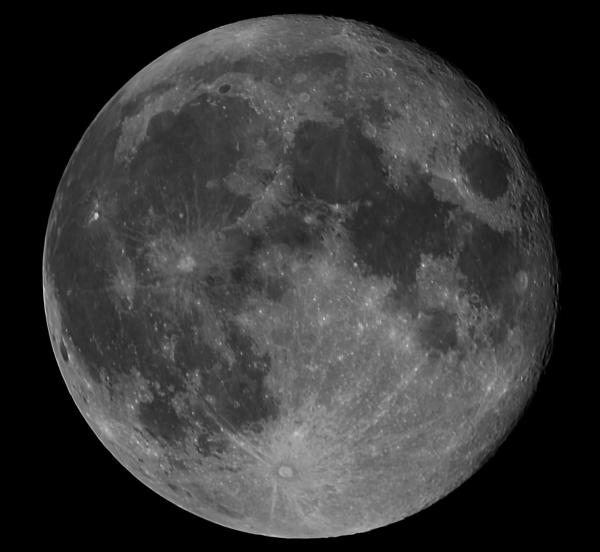 Вид Луны при Ф=-99,1% от 10.10.22 - астрофотография