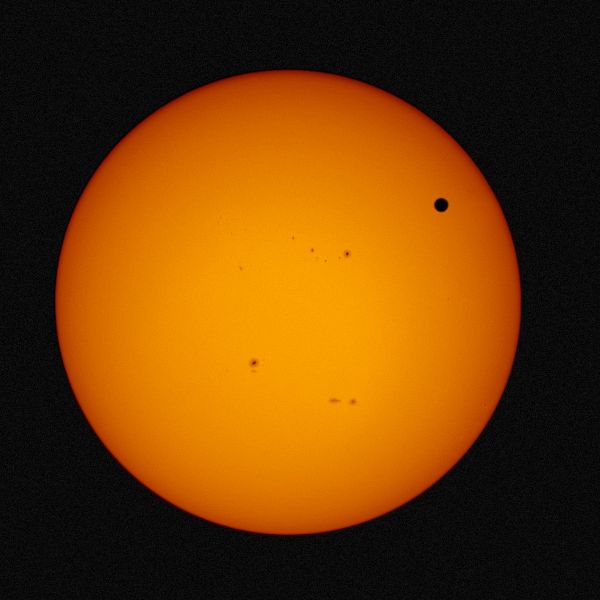 Venus transit on Sun 06.06.2012 - астрофотография
