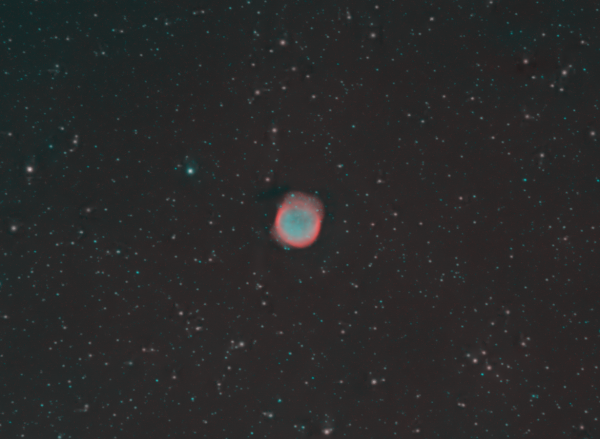 Планетарная туманность NGC 6781, биколор - астрофотография